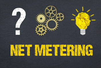 Obraz premium Net Metering 