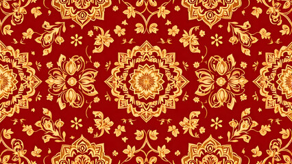 Thai Floral Elegance Pattern