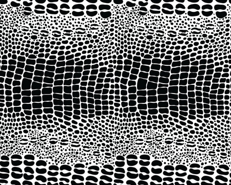 Seamless pattern of alligator skin 