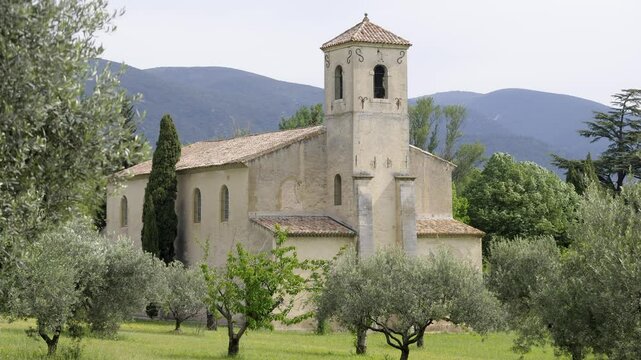Protestant Church of Lourmarin, Lourmarin, Vaucluse, Provence-Alpes-C&ocirc;te d'Azur, France