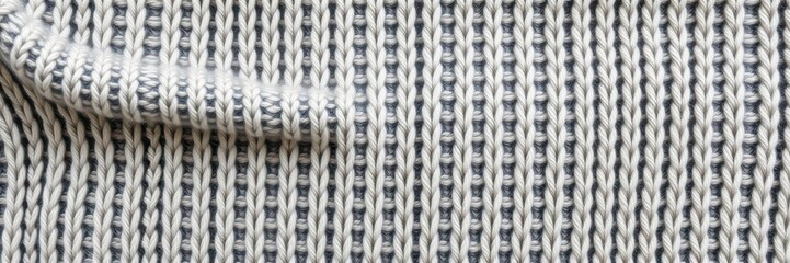 Soft and cozy knitted wool fabric with a subtle ribbed texture, knit, textile