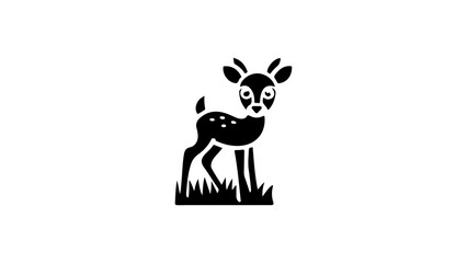 Custom Deer Icon Design for Handmade Craft Shops