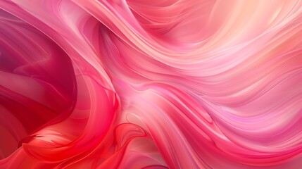 Fototapeta premium Abstract Pink and Red Swirling Background
