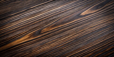 Charred Wood Grain - Diagonal Lines - Rustic Texture Background