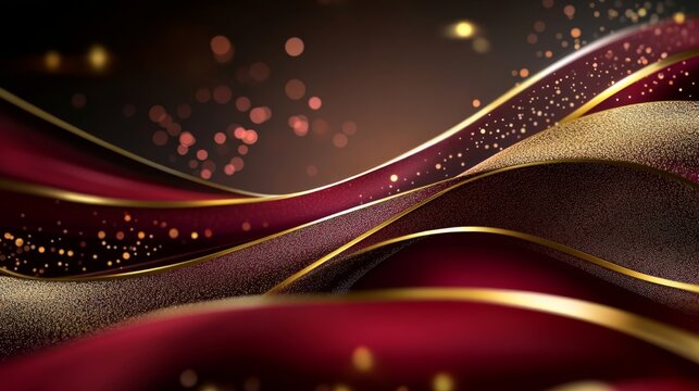 shiny burgandy red gold background elegance festive design