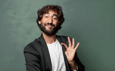  looking arrogant, successful, positive and proud, pointing to self