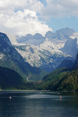 Gosau lake in the Austrian Alps	