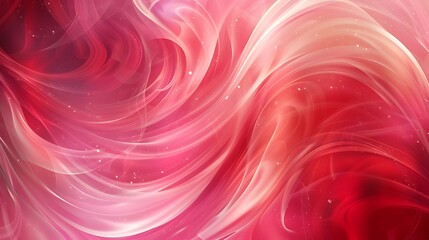 Obraz premium Abstract Pink and Red Swirling Background with Glowing Lights