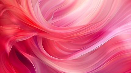 Abstract Pink and Red Swirling Pattern