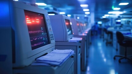 Modern Lab Equipment under Soft Ambient Lighting