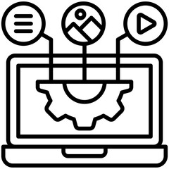 Content Management System Icon