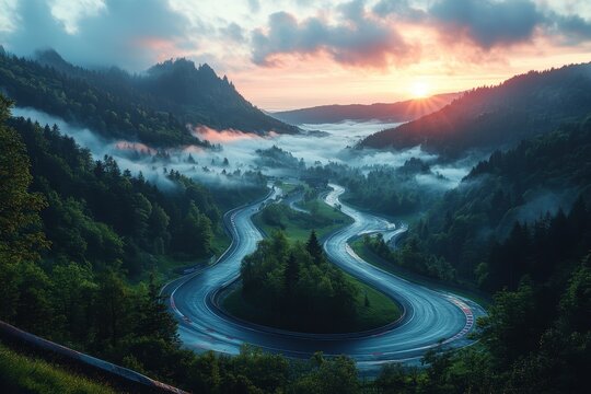 N-Series vehicle on the N&uuml;rburgring Nordschleife race track, showcasing speed and precision.