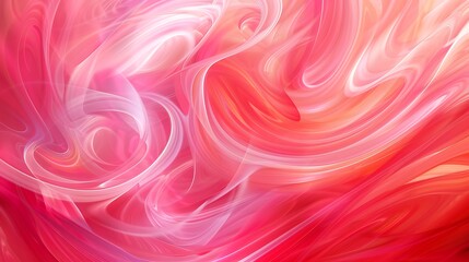Obraz premium Abstract Pink and White Swirling Pattern
