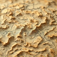 Retro topographic maps. Sleek, minimalist banners.