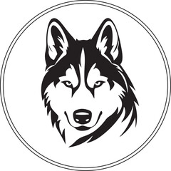 The Dog  Silhouette Vector Illustration