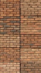 Variety of brick textures including weathered, rustic, and modern styles, urban, old