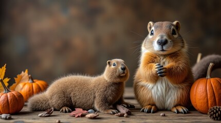 Fototapeta premium Assortment of Weather Folklore Symbols and Artifacts