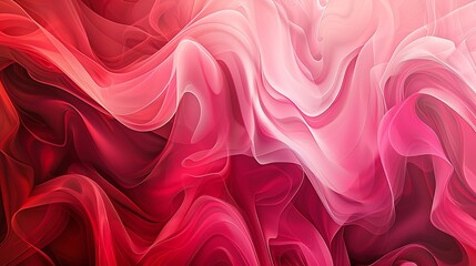 Obraz premium Abstract Pink and Red Swirling Pattern