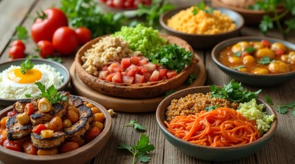 Fototapeta premium Assortment of Nutritious Lentils, Beans, and Legumes