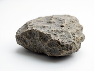 Heavy rock on white background