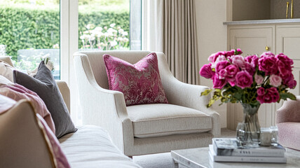 Modern glamour country house interior design and home decor, decoration accessories and furniture, English countryside style ideas