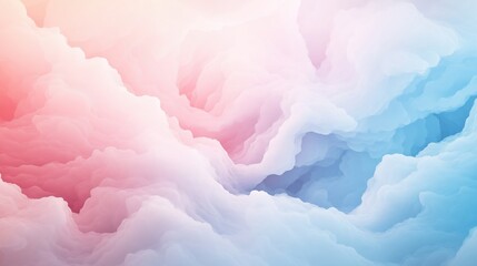 Fototapeta premium A colorful cloud with pink, blue, and white hues