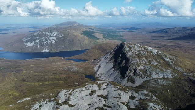 Scenic view of a valley in Ireland
