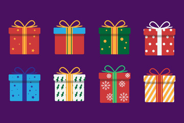 8 Christmas Gift Box Collection
