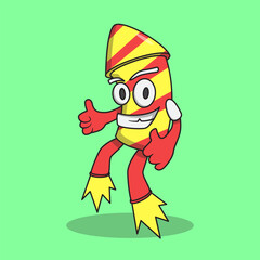 Firework Mascot