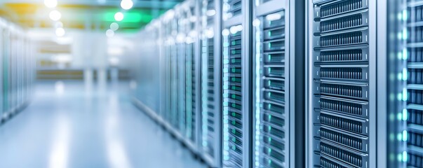 High-Capacity Battery Technology in Modern Lab - Innovative Energy Storage Solutions with Ambient Lighting and Streamlined Design