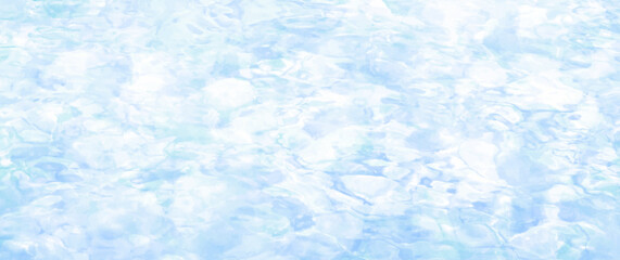 Blue winter vector watercolor art background with paper texture and brush strokes for cards, flyers, poster, cover design, business cards. Christmas blue watercolor texture wallpaper.