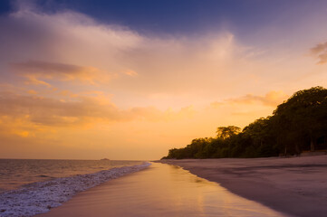 Idyllic Sunset at Playa Blanca, Panama