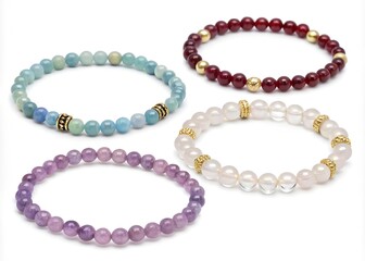 pearl necklace isolated on white