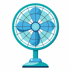 table fan vector icon illustration with white background