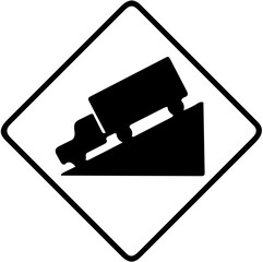 Truck Hill Warning