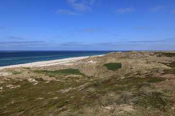 Blick auf die Küstenlandschaft bei List auf der Nordfriesischen Insel Sylt