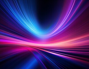 Abstract gradient image with dark background and vibrant purple, pink, and blue colors, resembling...