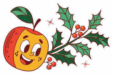 How to Make a Funny Christmas Angel Apple  Easy Diy Holiday Decoration