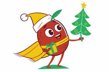 How to Make a Funny Christmas Angel Apple  Easy Diy Holiday Decoration