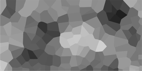 Abstract colorful background with triangles mosaic pattern vector backdrop with hexagons. Abstract vector terrazzo design. Low poly crystal mosaic with black and white colors background. 
