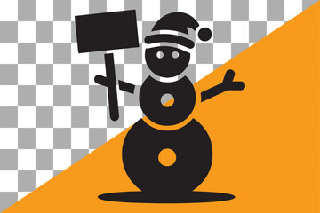 Christmas silhouette