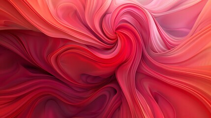 Abstract Red and Pink Swirling Background