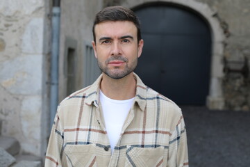 Handsome 40 years old white man 