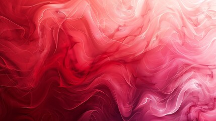 Fototapeta premium Abstract Red and White Swirling Pattern