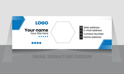 Corporate Email Footer Template with Legal Disclaimer Area