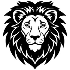 Obraz premium lion head vector