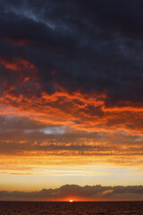 Obraz premium Sunset on a beach