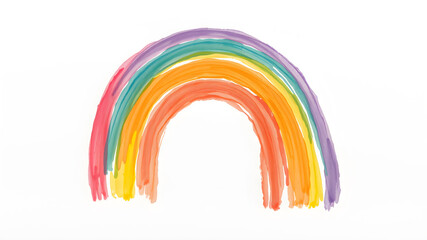 Obraz premium Colorful rainbow background template. Abstract rainbow image. AI generated image, ai.