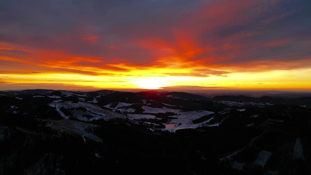 Sonnenaufgang Hochlantsch - Gipfelkreuz - Teichalm - Almenland - Oststeiermark 