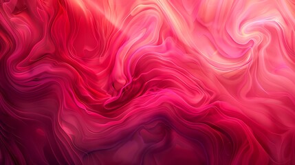 Obraz premium Abstract Pink and Red Swirls